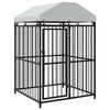 vidaXL Hondenkennel voor buiten met dak 120x120x150 cm