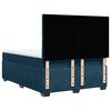 vidaXL Boxspring met matras fluweel blauw 160x200 cm
