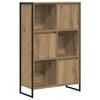 vidaXL Boekenkast 68 x 30 x 108.5 cm Bewerkt hout Ambachtelijk eiken