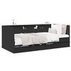 vidaXL Slaapbank met lades zonder matras 100x200 cm zwart