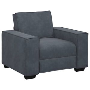 vidaXL Fauteuil 100x78x84 cm fluweel donkergrijs