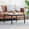 vidaXL Salontafel Naturel 80 x 80 x 45 cm Massief grenenhout