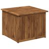 vidaXL Tuinopslagdoos Massief Acaciahout 70,5 x 68,5 x 53,5 cm Naturel