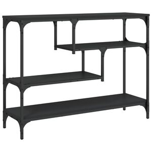 vidaXL Wandtafel 100x30x75 cm bewerkt hout zwart