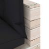vidaXL 6-delige Loungeset met kussens pallet grenenhout