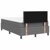 vidaXL Boxspring bed Lichtgrijs en wit. 193 x 120 x 88 cm