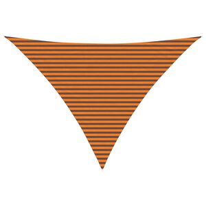 vidaXL Zonneschaduwzeil Oranje en Bruin 5 x 5 x 6 m