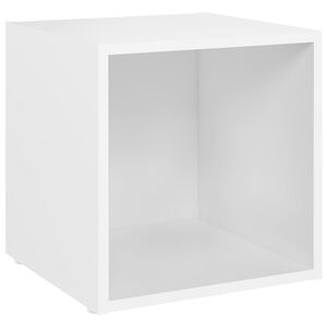 vidaXL Tv-meubel 37x35x37 cm bewerkt hout wit