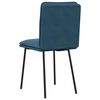 vidaXL Eetkamerstoelen 4 st fluweel blauw