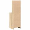 vidaXL Hoge kast met lade Sonoma Eiken 40 x 40,5 x 135 cm Bewerkt hout
