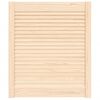 vidaXL Kastdeur met lamellen 69x59,4 cm massief grenenhout