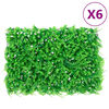 &nbsp;vidaXL Hek met kunstvarenblad&nbsp;6 st 40x60 cm groen