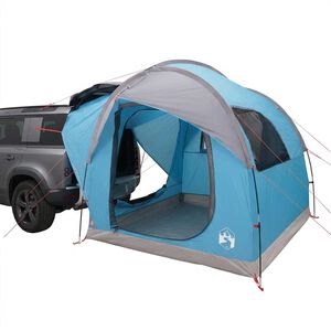 vidaXL Autotent met dak Blauw 239 x 210 x 210 cm Polyester en staal
