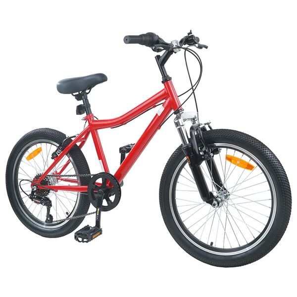 vidaXL Kinderfiets 20 Inch 6-Speed voor 6-11 jaar oud Rood