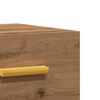 vidaXL Nachtkastjes 2 st wandgemonteerd 35x35x20 cm artisanaal eiken