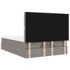 vidaXL Ottoman bed met matras 140x190cm stof taupe