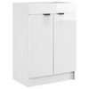 vidaXL Badkamer onder wastafel kast Hoogglans Wit 78,5 x 37,5 x 81 cm