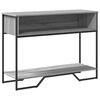 vidaXL Wandtafel 100x35x74,5 cm bewerkt hout grijs sonoma eikenkleurig