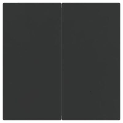vidaXL 3-delige Tuinset met kussens poly rattan zwart en grijs