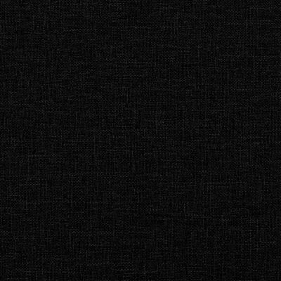vidaXL Slaapbank L-vormig 275x140x70 cm stof zwart