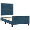 vidaXL Bedframe zonder matras 80x200 cm fluweel donkerblauw