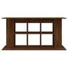 vidaXL Aquariumstandaard 120x40x60 cm bewerkt hout bruin eikenkleur