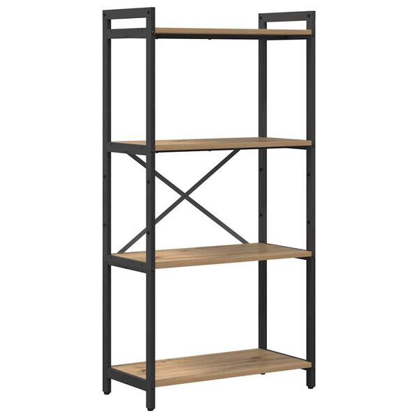 vidaXL Boekenkast Artisan Eiken 40 x 30 x 85 cm Bewerkt hout