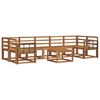 vidaXL Buiten bankenset 8 pcs Naturel Massief Acaciahout