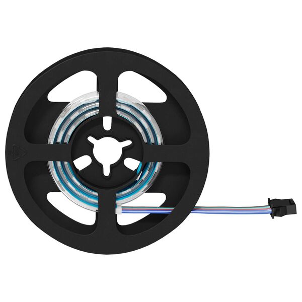 vidaXL LED-strip 4 pcs Zwart en transparant 40 x 0,8 x 0,3 cm