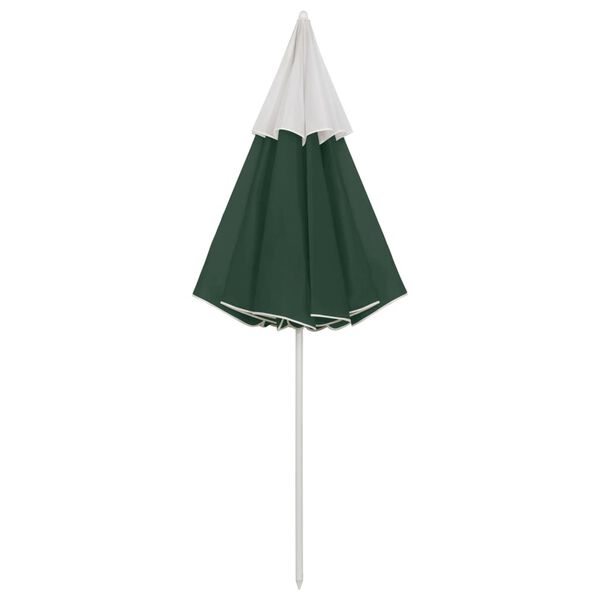 vidaXL Strandparasol 300 cm groen