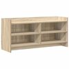 vidaXL TV-kast 100 x 33 x 47 cm Sonoma Eiken Bewerkt hout