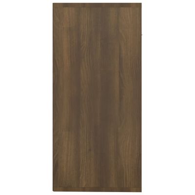 vidaXL Dressoir 88x30x65 cm bewerkt hout bruin eikenkleur