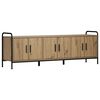 vidaXL Tv-meubel 146 x 33 x 50 cm Artisanaal eiken Bewerkt hout