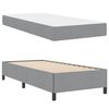 vidaXL Boxspringbed Lichtgrijs 80 x 200 cm Stof