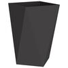 vidaXL Plantenbak 2 pcs Zwart 50 x 50 x 75 cm Staal