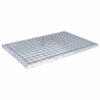 vidaXL Rooster zilver 60 x 40 x 2 cm Warmgedipt Gegalvaniseerd Staal