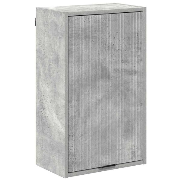 vidaXL Badkamer Kast Wandgemonteerd Beton Grijs 39 x 23,5 x 65 cm