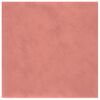 vidaXL Wandhoofdbord 12 pcs Roze 30 x 30 cm Fluweel