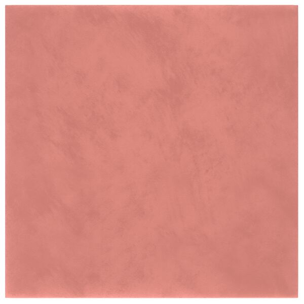 vidaXL Wandhoofdbord 12 pcs Roze 30 x 30 cm Fluweel