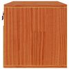 vidaXL Wandkast met plank Wasbruin 60 x 30 x 30 cm Massief grenenhout