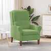 vidaXL Fauteuil Lichtgroen 76 x 94 x 102 cm Fluweel
