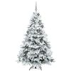 vidaXL Kunstkerstboom met 300 LED met standaard Wit 180 cm PE en PVC