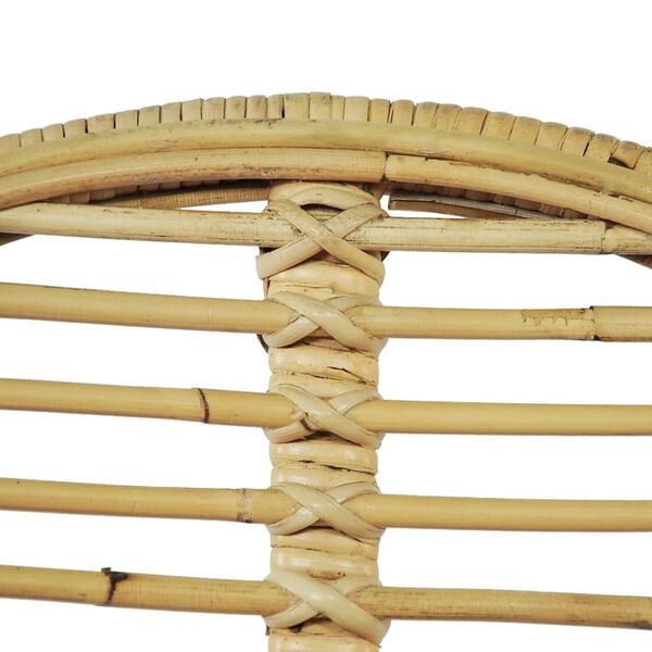 vidaXL Eetkamerstoelen 2 st natuurlijk rattan