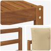 vidaXL Buiten bankenset met kussen 7 pcs Natuurlijk en Beige