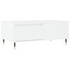 vidaXL Salontafel 90x50x36,5 cm bewerkt hout wit