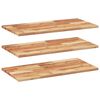 vidaXL Wandschappen 3 st zwevend olieafwerking 80x40x2 cm acaciahout