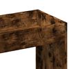 vidaXL Hoge kast 92x33x140 cm bewerkt hout gerookt eikenkleurig