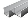 vidaXL Moulding 4 st Aluminium