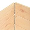 vidaXL Palletopzetrand 3 st 50x150 cm massief grenenhout