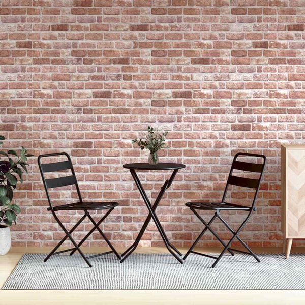 vidaXL Wandpanelen 10 st 3D 100x50 cm EPS bruin